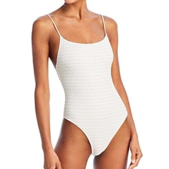Solid & Striped X Sofia Richie Grainge Renna One Piece Swimsuit Size XS White - Picture 1 of 1